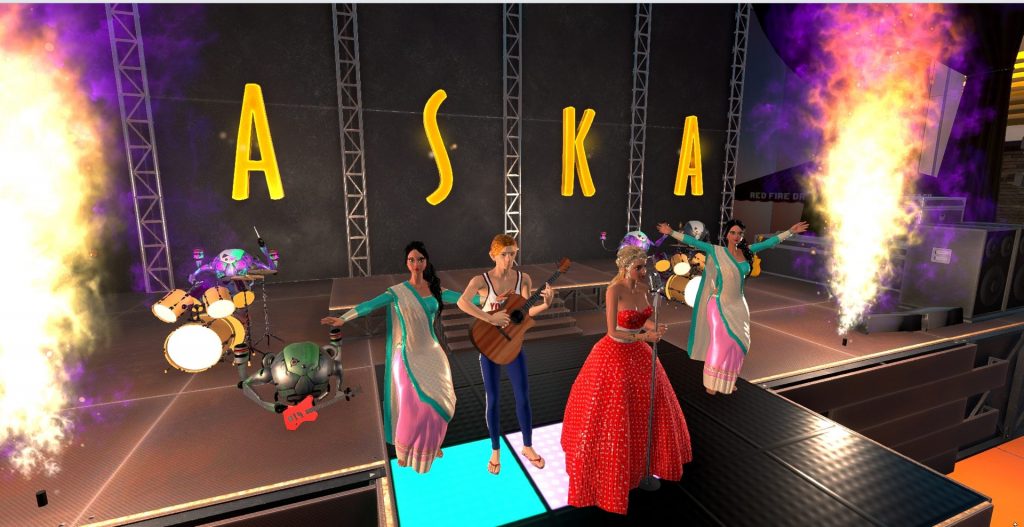 Концерт в 3D-мире "Maska"
