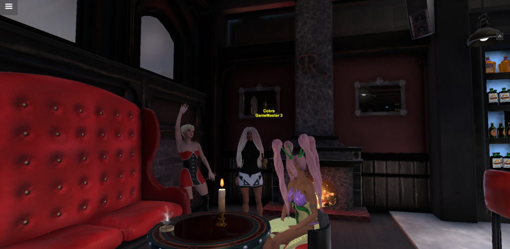 Девушки в баре "Рэд" 3D-мира "Maska"